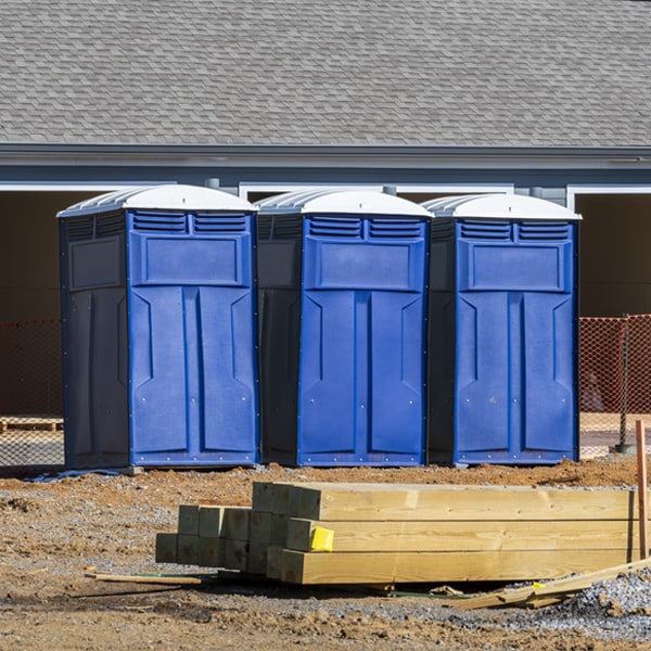 what is the expected delivery and pickup timeframe for the porta potties in Scotland TX